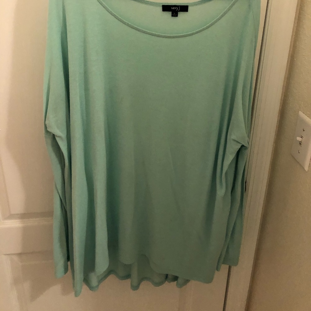 Teal blue tunic